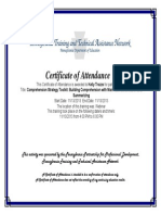 Main Idea Certificate