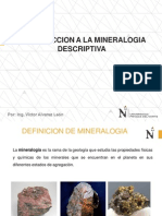 1.0 Introduccion A La Mineralogia Descriptiva