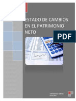 Estado de Cambios en El Patrimonio Neto (Informe)