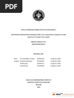 Download PKM -Penelitian Uji Efektivitas Ekstrak Daun Sambang Colok Aerva Sanguinolenta Sebagai Larvasida Pada Larva Nyamuk Aedes Aegypti by Silvia Aslami SN230003839 doc pdf