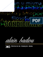 Alain Badiou - Condiciones 2002