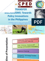 Risk Transfer Mechanisms - Towards Policy Innovations Fin