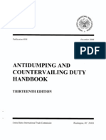 Handbook on anti dumping duty in US