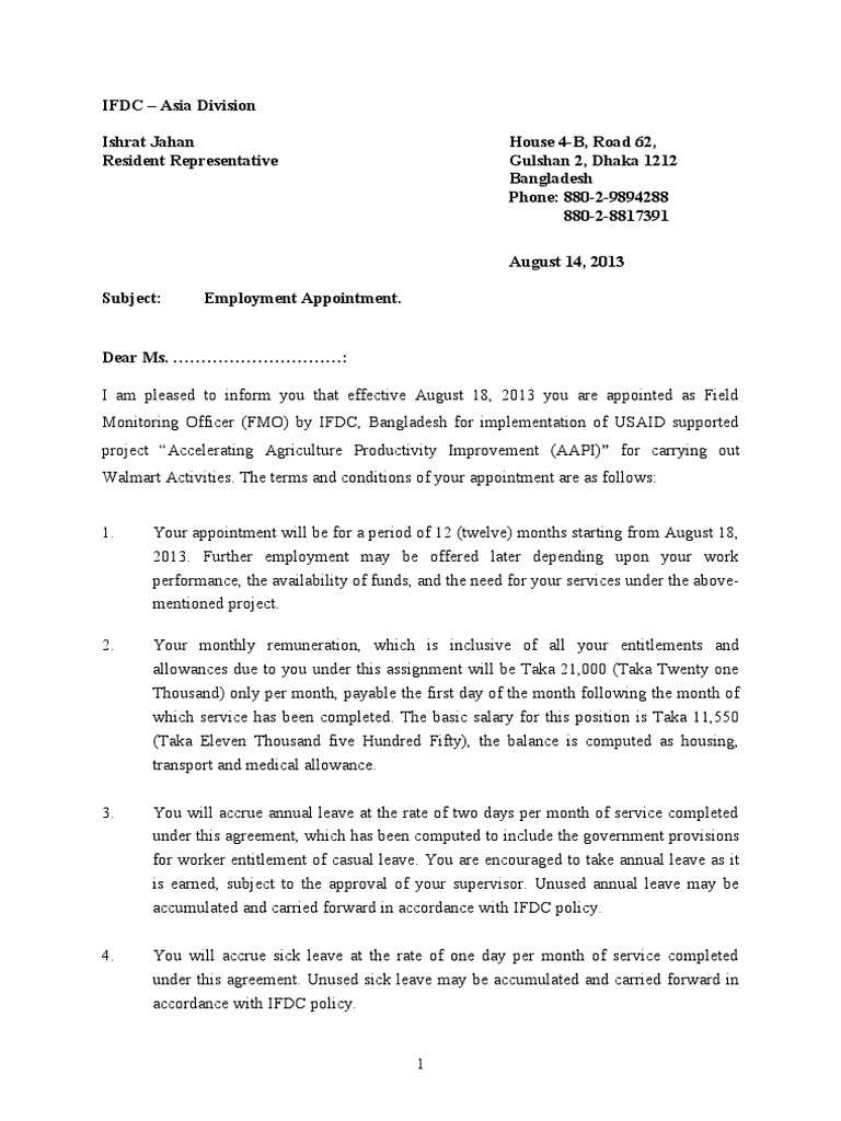 IFDC Field Monitoring Officer Job in Bangladesh PDF Salary Labor