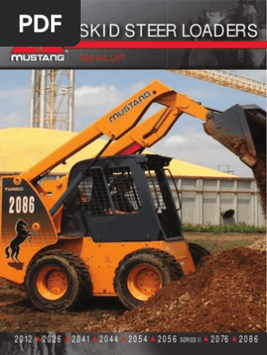 Mustang 2041 Skid Steer Service Manual