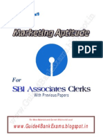 Marketing Aptitude for SBI Associates