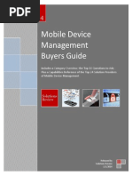 2014 Solutions Review MDM Buyers Guide MDM14