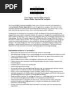 AntiGun Violence Outreach Worker Supervisor Job Description 11-12-09