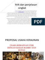 Download Proposal Usaha Kerajinan by Oddz_Jr SN230027026 doc pdf