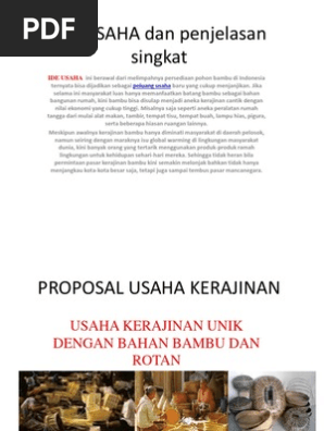 Proposal Usaha Kerajinan