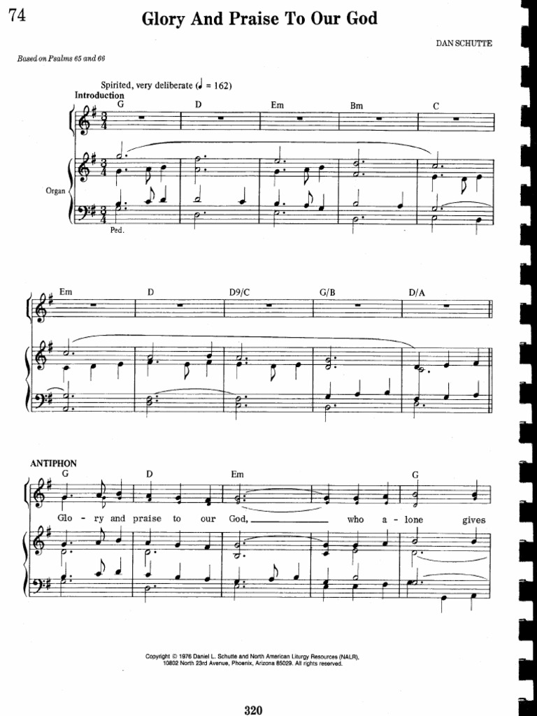 Glory and Praise To Our God | PDF