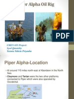 1988 Piper Alpha Oil Rig Ablaze