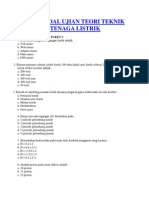 Contoh Soal Ujian Teori Teknik Instalasi Tenaga Listrik