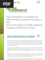 Flyers Distributors Dubai