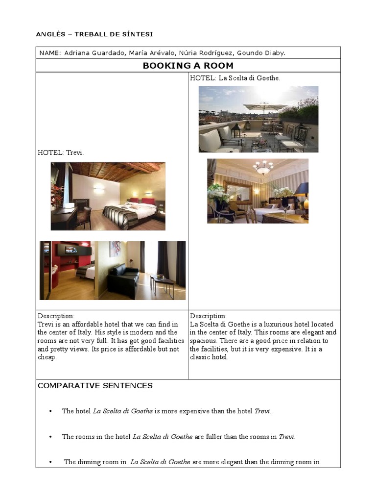 Booking A Room2 | PDF
