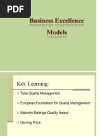  Business Excellence Models