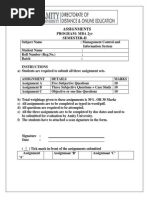 Management Control and Information System Assignment