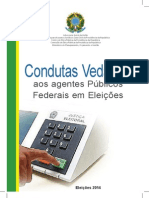 Cartilha de Condutas Vedadas aos Agentes Públicos Federais em Eleições