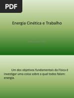 Energia Cinética e Trabalho