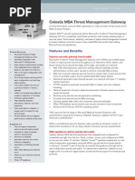 Celestix MSA Datasheet