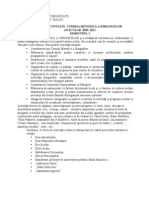 Raport Comisia Dirigintilor S1 - 2010-2011