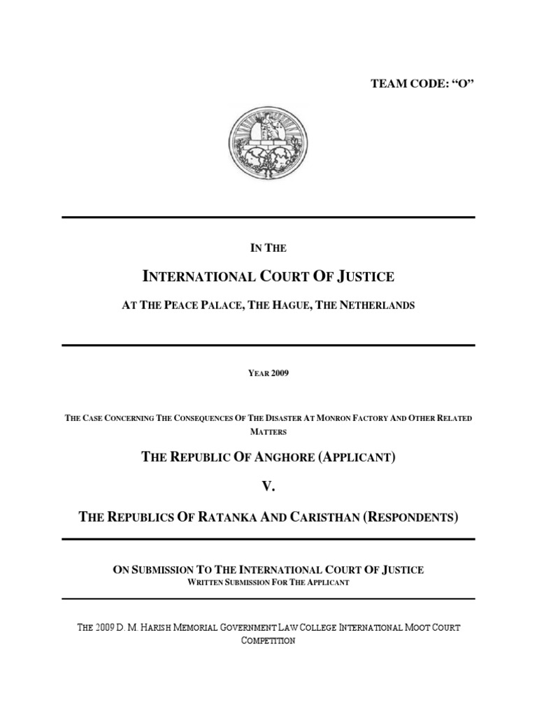 Anghore v. Ratanka & Caristhan Case Summary | PDF | International Law ...