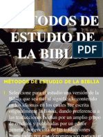 Métodos de Estudio de La Biblia