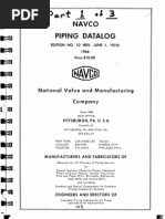 Navco Pipe Data Log