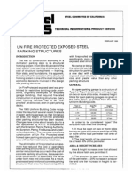 Un Fire Protected Exposed Steel Parking Structures: Steel Committee of California