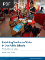 Retaining Teachers of Color in Our Public Schools
