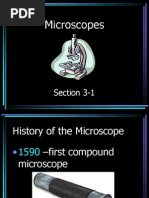 Parts and Function of The Microscope | PDF