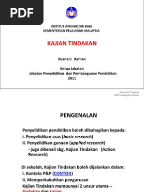 Introduction Kajian Tindakan Pdf