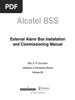 Alcatel BSS: External Alarm Box Installation and Commissioning Manual