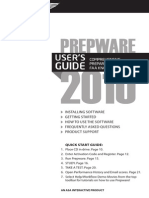 Prepware 2010 UsersGuide