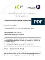 José Luis Guerin: Descubriendo Una Sintaxis Posible: Juan Martínez Villegas