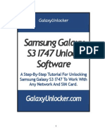 GalaxyUnlocker.com Samsung Galaxy S3 I747 Unlock Instructions