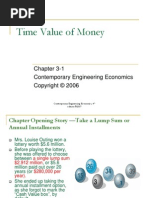 Time Value of Money: Chapter 3-1 Contemporary Engineering Economics