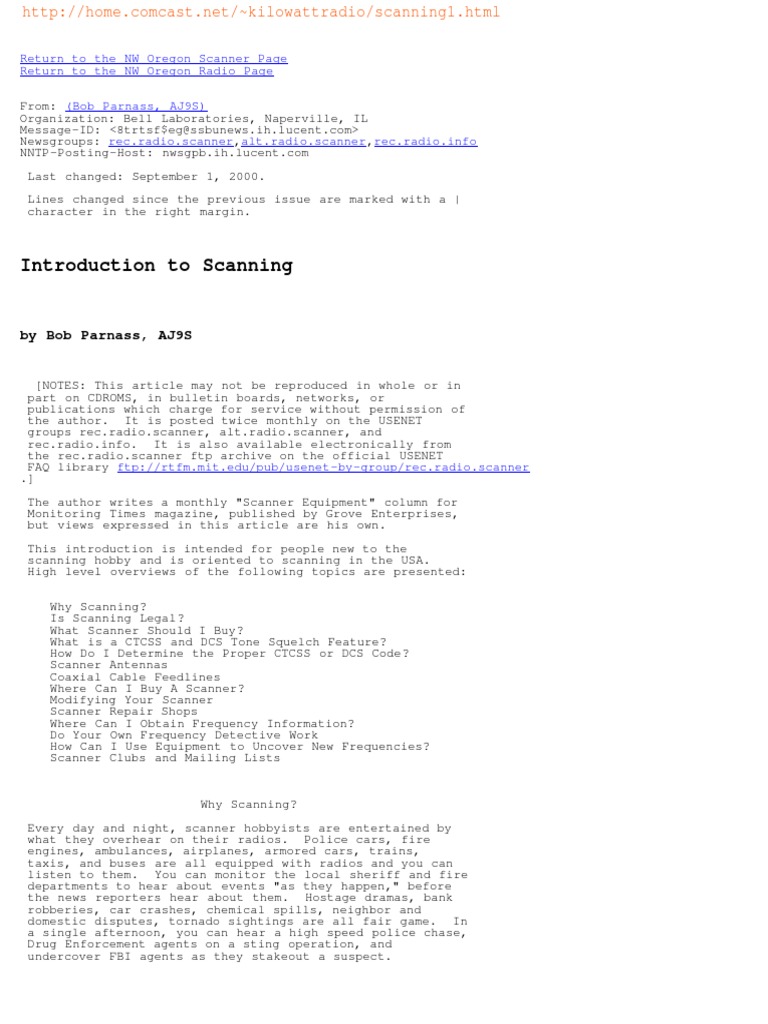 Introduction To Scanning Pdf Entertainment General