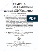 Athanasius Kircher Primitiae Gnomonicae 1635-2