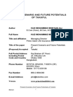 6207 Present Scenario and Future Potential of Takaful1