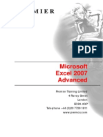 Excel 2007 Advanced for every body