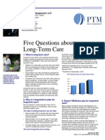 Five Questions About Long Term Care