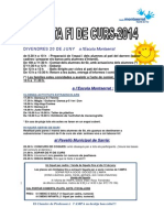 Programa Fi de Curs 2013-2014