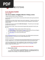 Download Love Systems Insider Seven Habits of Highly Effective Pickup Artists by Love Systems SN23010331 doc pdf