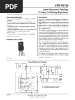 Quasi-Resonant Topology Primary Switching Regulators: STR-W6756