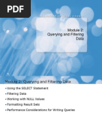 Querying and Filtering Data