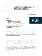 Educacao Especial, Dislexia e Gafes Linguísticas