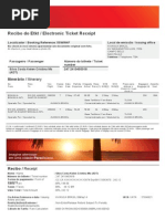 Your Electronic Ticket Receipt