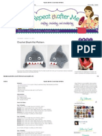 Crochet Shark Hat Pattern: Más Siguiente Blog Crear Un Blog Acceder