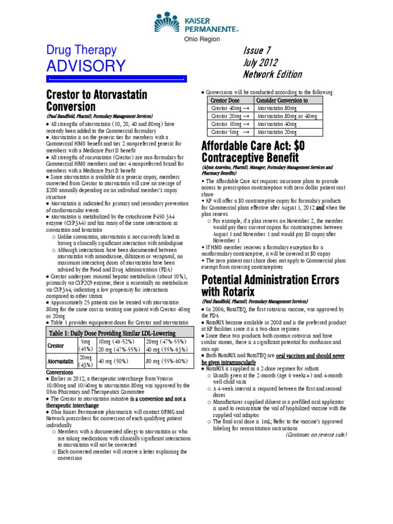 Statin Equipotent Dosing Download Free PDF Pharmacy Medical